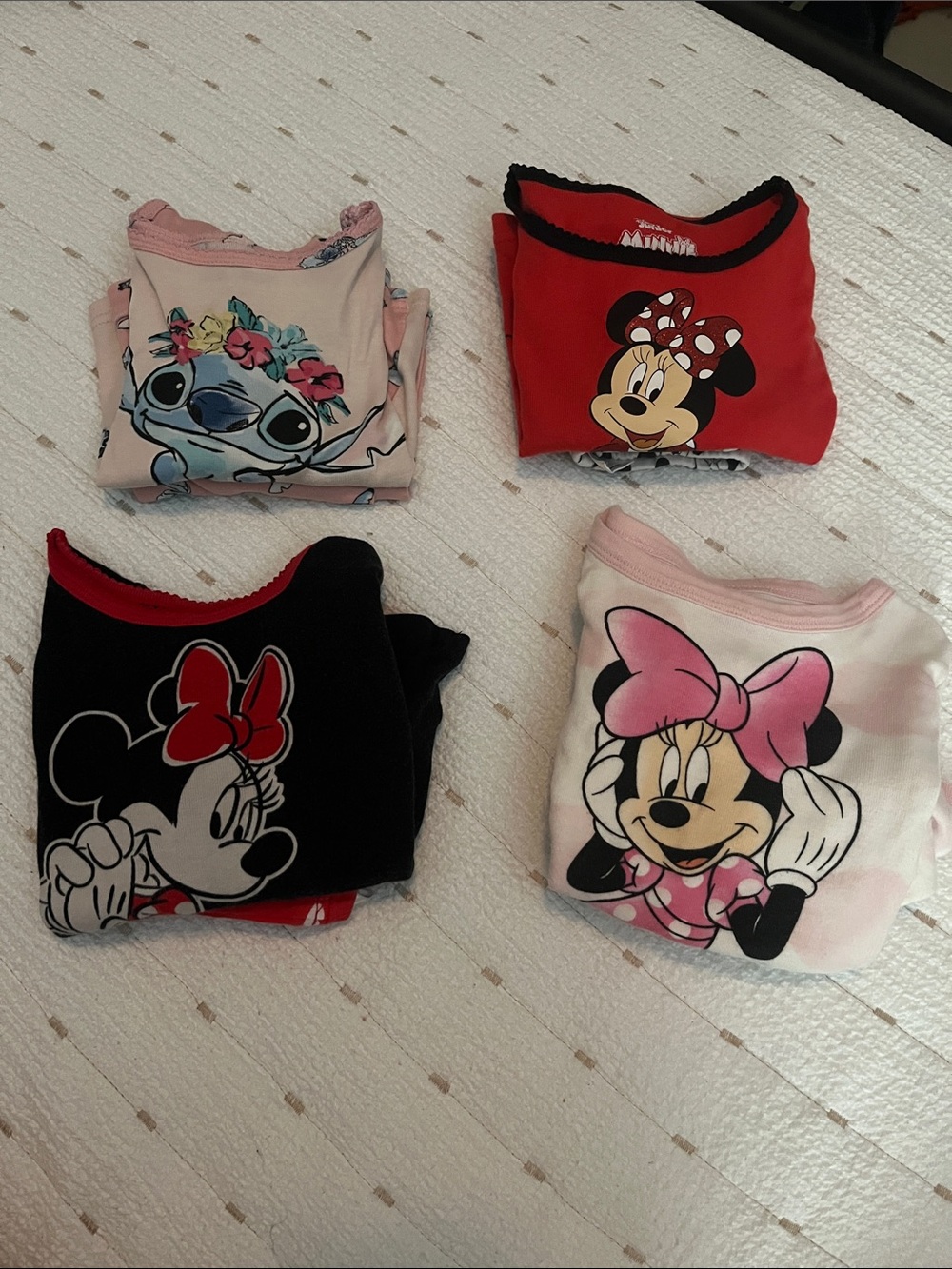 Toddler girl Disney pajama set bundle